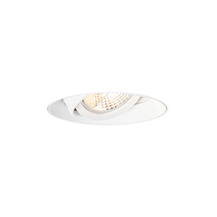 QAZQA Moderne inbouwspot wit GU10 AR70 rond trimless - Oneon