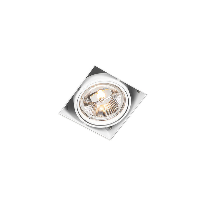 QAZQA Inbouwspot wit GU10 AR111 trimless verstelbaar - Oneon