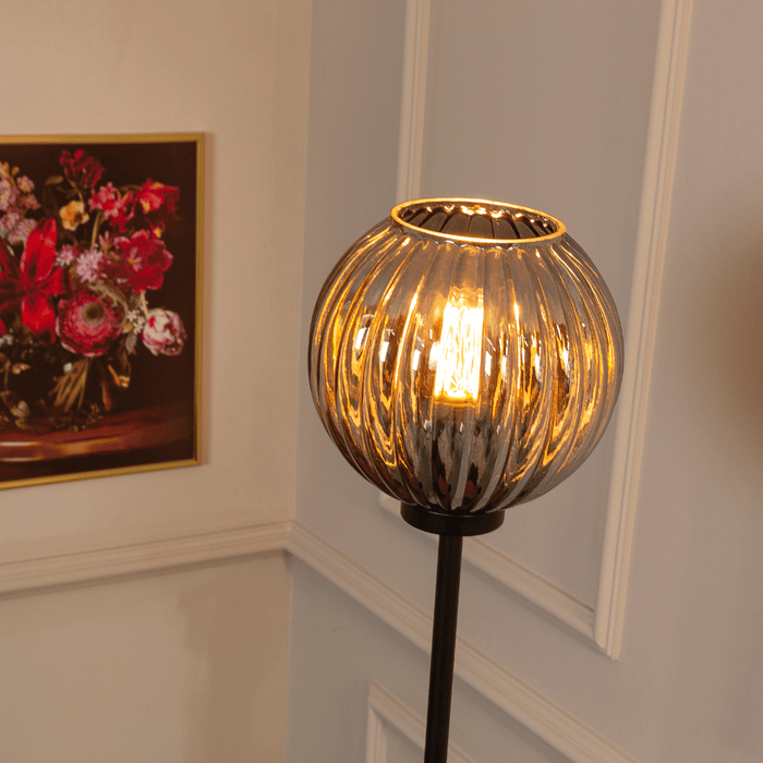 Vurna Jillie vloerlamp smoke glas 1L