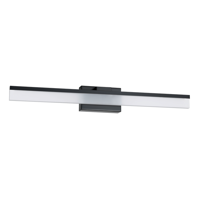 EGLO Palmital Wandlamp - LED - 59,5cm - Zwart - Badkamer - Spiegellamp
