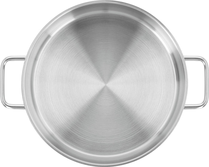 Demeyere Apollo lage kookpan met glasdeksel - 24 cm