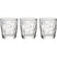 Bormioli Rocco Drinkglazen Diamond - 3x - glas - 305 ml