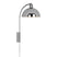 Nordlux Ellen Wandlamp - Ø 20 cm - Chroom