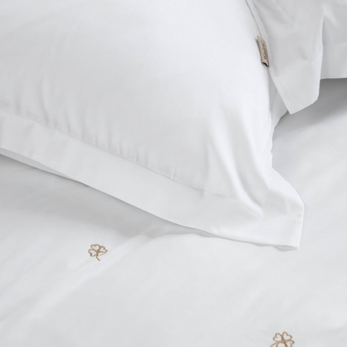 Walra Calm Clover Dekbedovertrek 200 x 220/240 cm - Wit