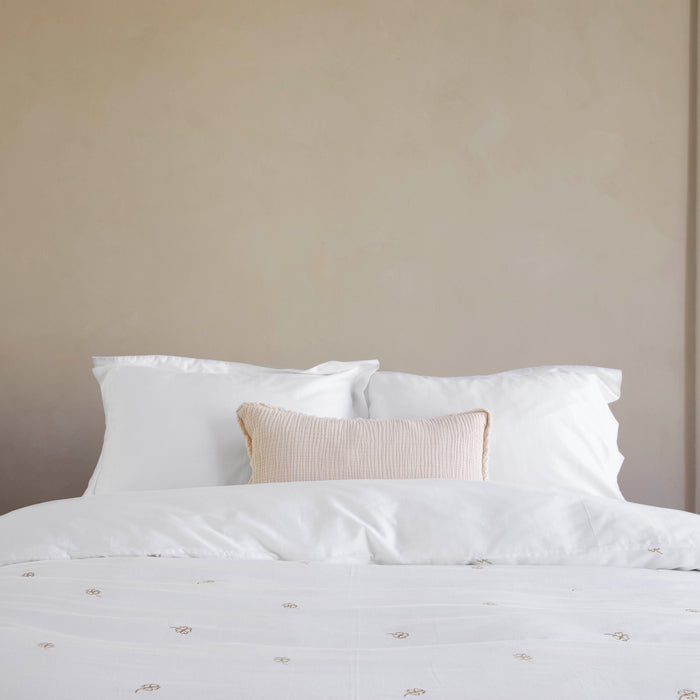 Walra Calm Clover Dekbedovertrek 240 x 220/240 cm - Wit