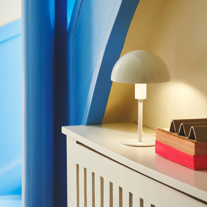 Nordlux Ellen Mini Tafellamp - Ø 16 cm - Wit