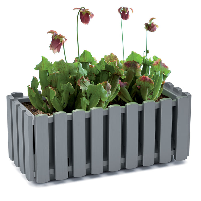 Prosperplast Plantenbak - kunststof - 38 cm - grijs