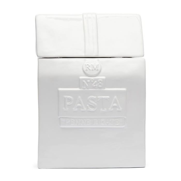 Riviera Maison Voorraadpot met deksel, Vershoudpot Pasta - Pasta - Wit