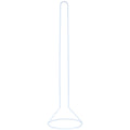 MSV Wc|toiletrolhouder reservoir - metaal - wit - 50 cm - 4|5 rollen