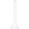 MSV Wc|toiletrolhouder reservoir - metaal - wit - 50 cm