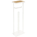 5five WC|toilethouder - wit - met reservoir|telefoon plank 59 cm