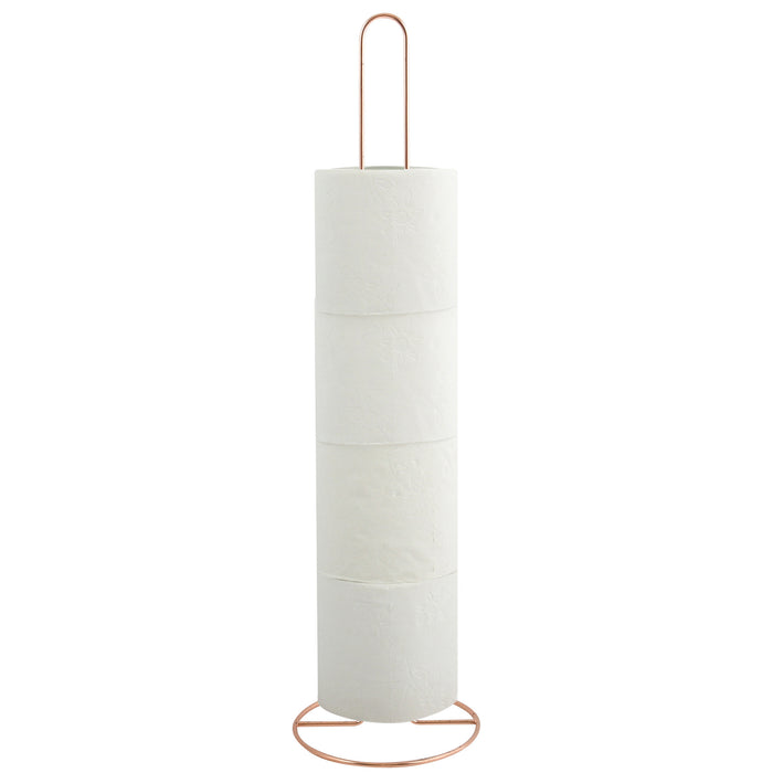 MSV Wc|toiletrolhouder reservoir - metaal - koper kleur - 50 cm