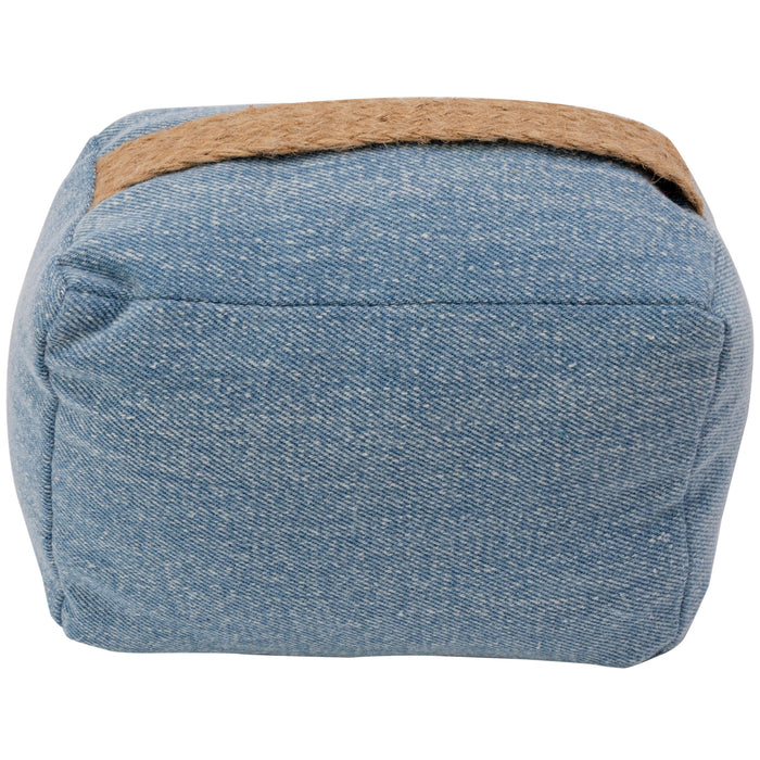 Cosy & Trendy Deurstopper - 0.22 kilo - denim blauw - oppak lus