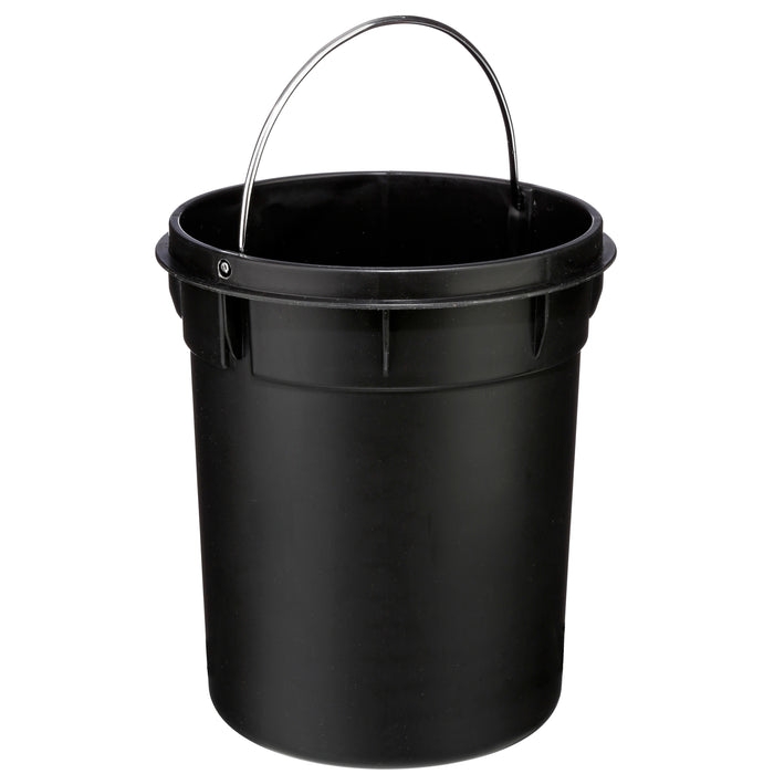 5Five Pedaalemmer - zwart - metaal - 3L - 17 x 25 cm