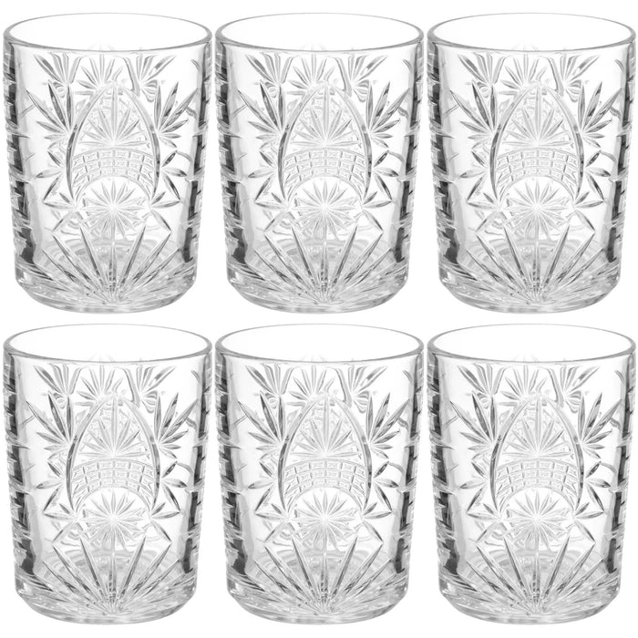 Secret de Gourmet Water|sap glazen - 6 st - 350 ml - Ayla