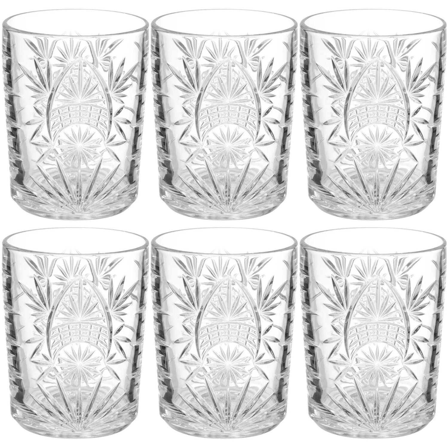 Secret de Gourmet Water|sap glazen - 6 st - 350 ml - Ayla