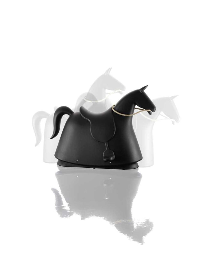 Rocky schommelpaard zwart