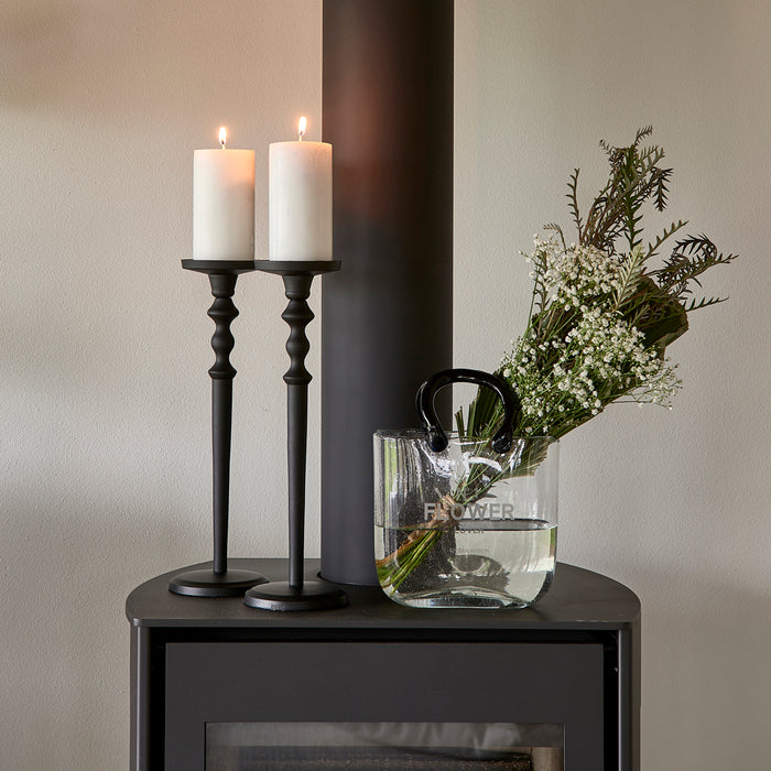 Riviera Maison RM Warrington Candle Holder black (Ø) 11x (H) 36