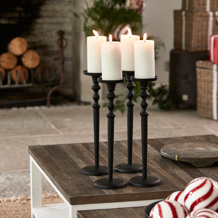 Riviera Maison RM Warrington Candle Holder black (Ø) 11x (H) 36