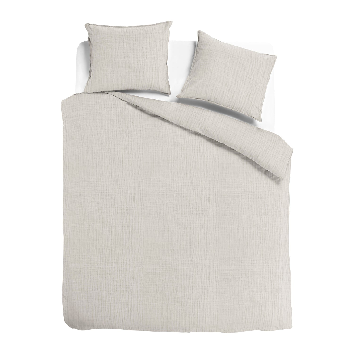 Dreamers Den Mousseline Dekbedovertrek 240x220 sand