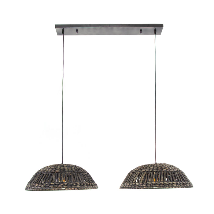 by fonQ  Gina Hanglamp - Koepel - Zwart/Nikkel