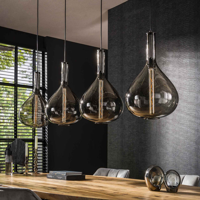 by fonQ  Alexa Hanglamp - Gerookt Glas