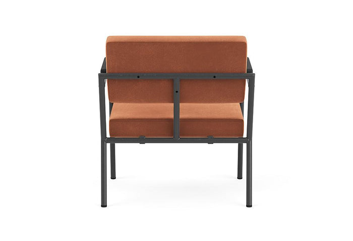 FÉST Monday fauteuil met amleuning zwart|zwart Soil 01 natural