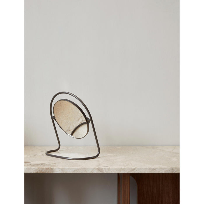 Audo Copenhagen Nimbus spiegel tafel gepolijst messing