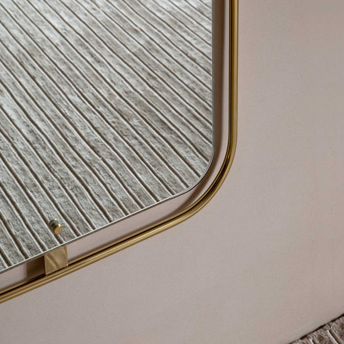 Audo Copenhagen Nimbus spiegel 158x53 gepolijst messing