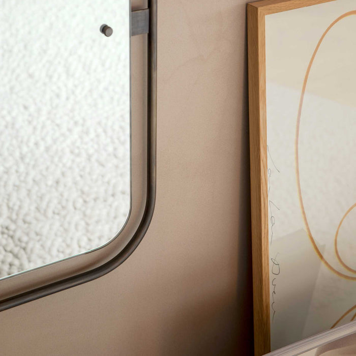 Audo Copenhagen Nimbus spiegel 158x53 gepolijst messing