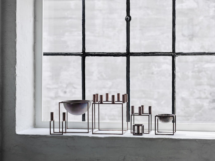 Audo Copenhagen Kubus Line kandelaar goud