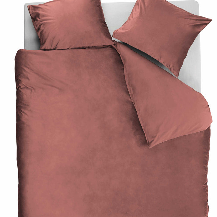 At Home by Beddinghouse Tender Dekbedovertrek 260 x 200/220 cm - Donkerroze