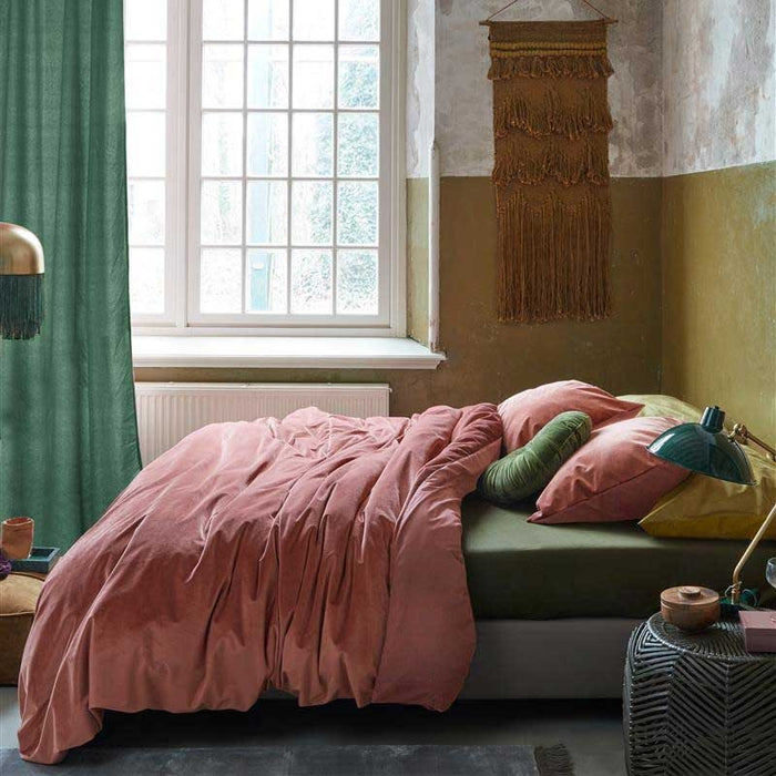 At Home by Beddinghouse Tender Dekbedovertrek 260 x 200/220 cm - Donkerroze