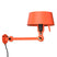 Bolt Bed Underfit wandlamp met stekker Striking Orange