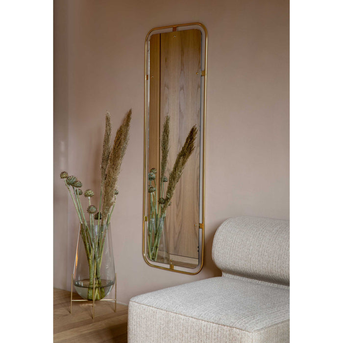 Audo Copenhagen Nimbus spiegel 158x53 gepolijst messing