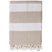 Linen basket Plaid 130x170 white