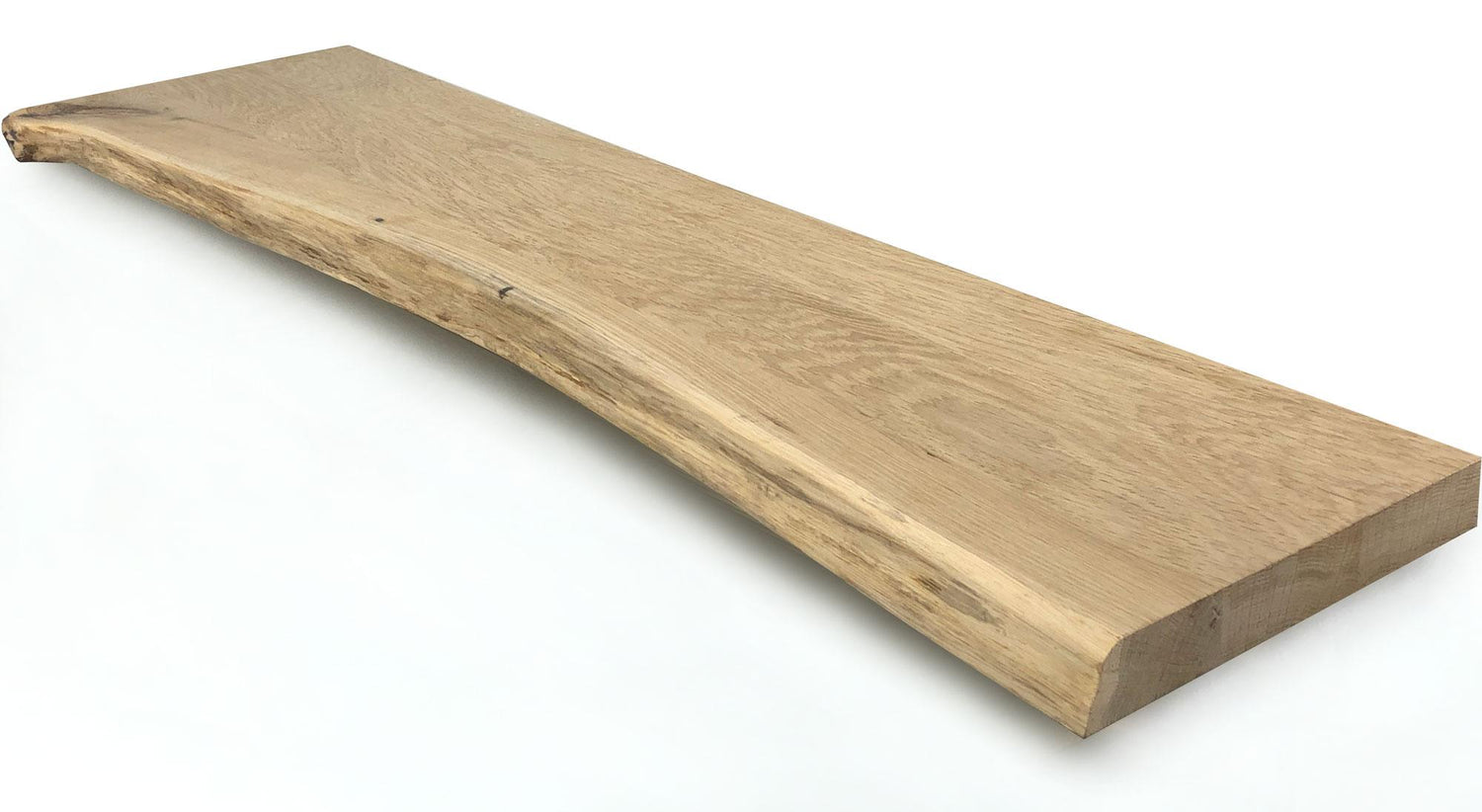 Woodbrothers Eiken plank massief boomstam 120x20cm
