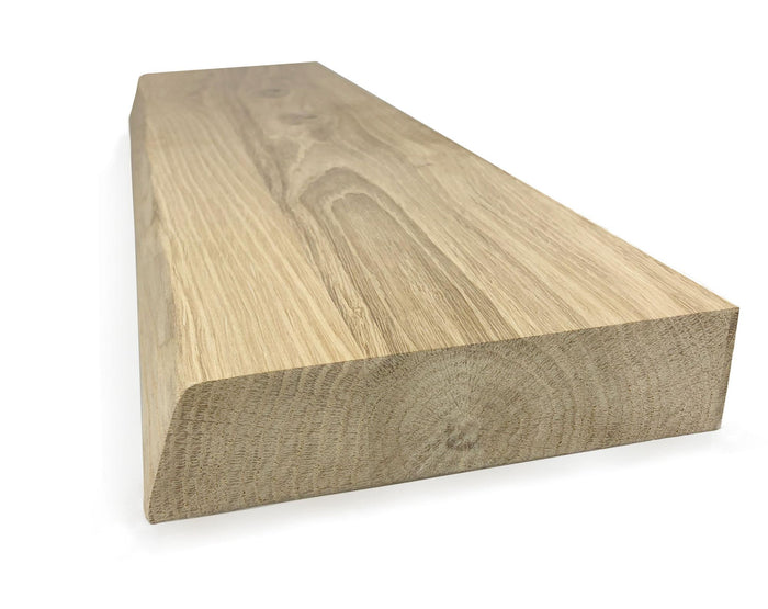 Woodbrothers Eiken plank massief boomstam 50x15cm