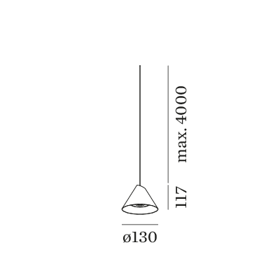 Wever & Ducre Shiek 1.0 hanglamp LED koper