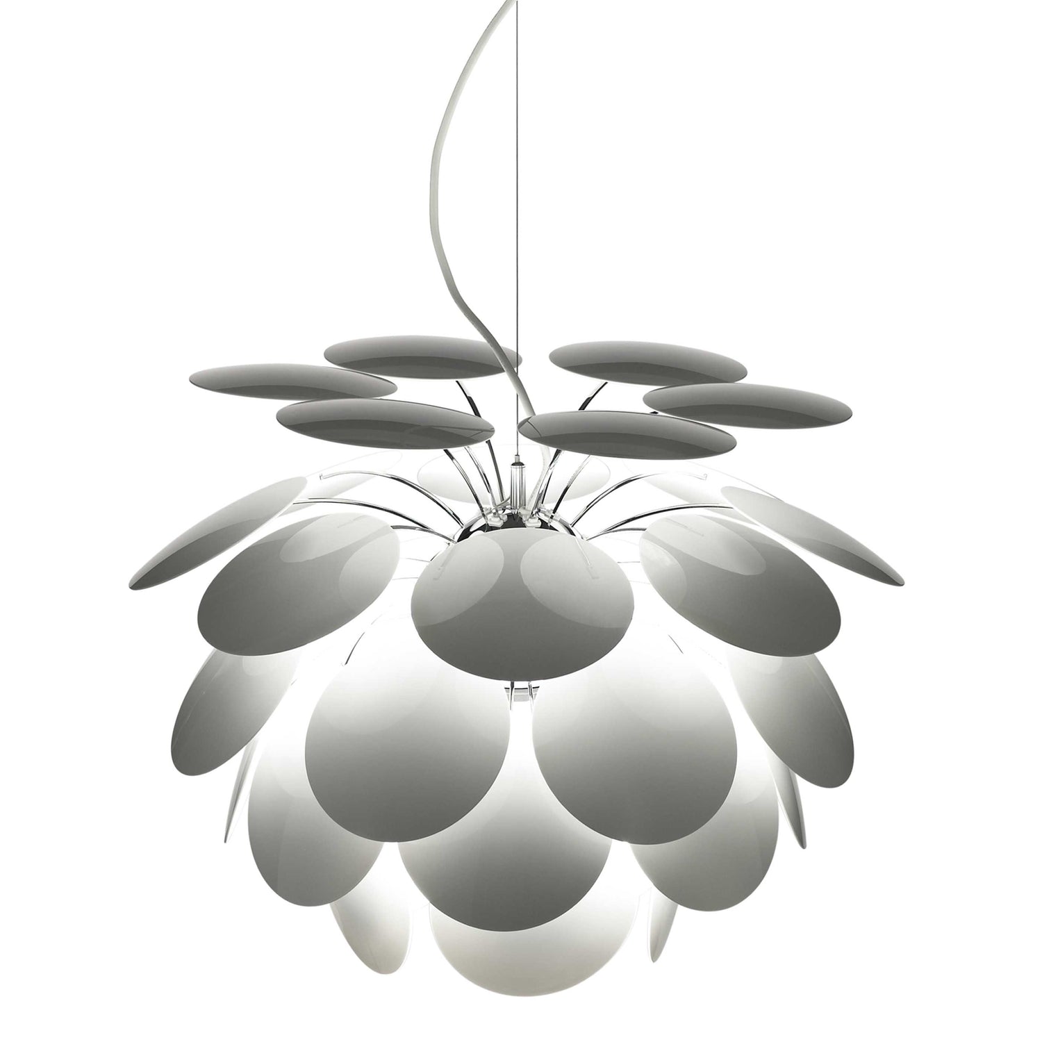 Marset Discocó hanglamp Ø88 wit met 5m snoer