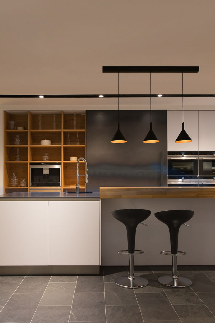 Wever & Ducre Shiek 4.0 hanglamp LED zwart|goud