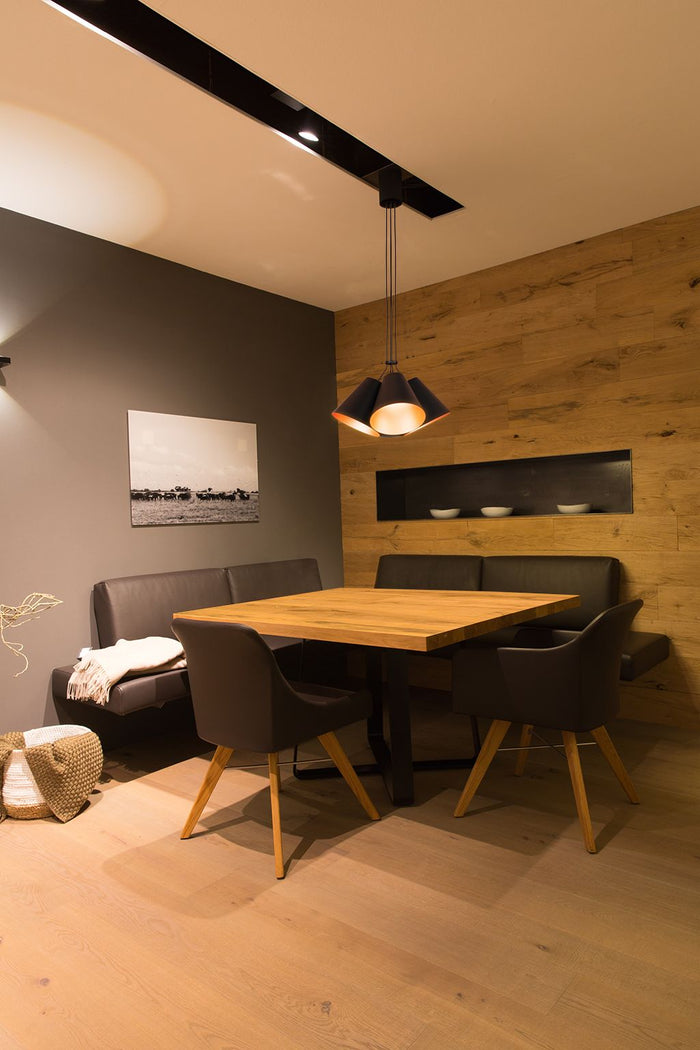 Wever & Ducre Shiek 4.0 hanglamp LED zwart|goud