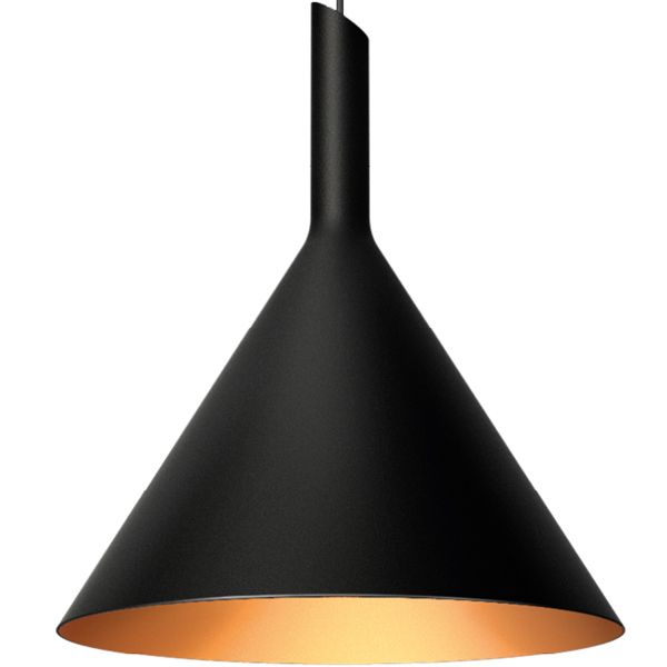 Wever & Ducre Shiek 3.0 hanglamp LED zwart|koper