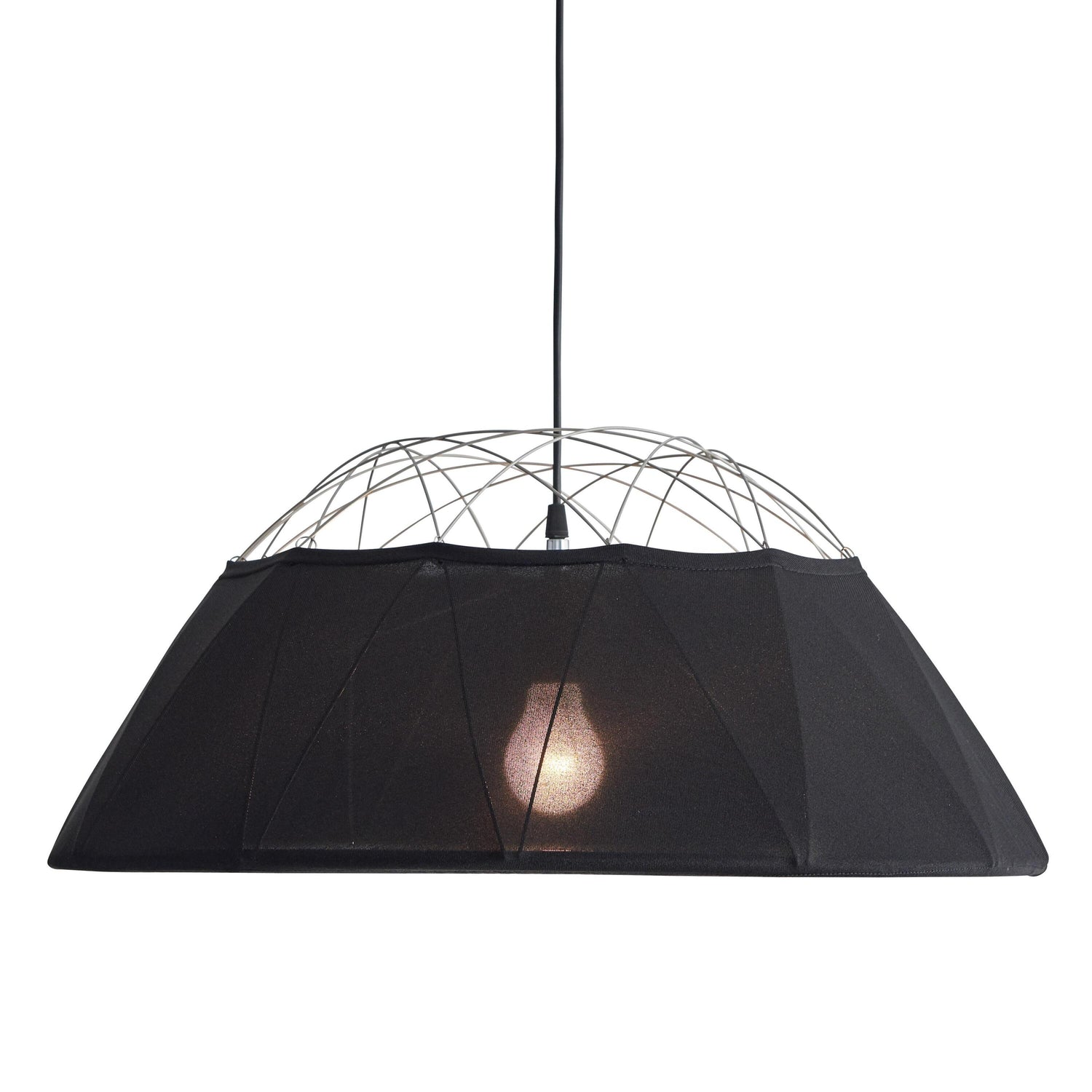 Glow hanglamp Ø180 extra large zwart