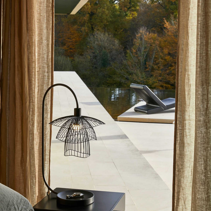 Forestier Papillon tafellamp pink copper