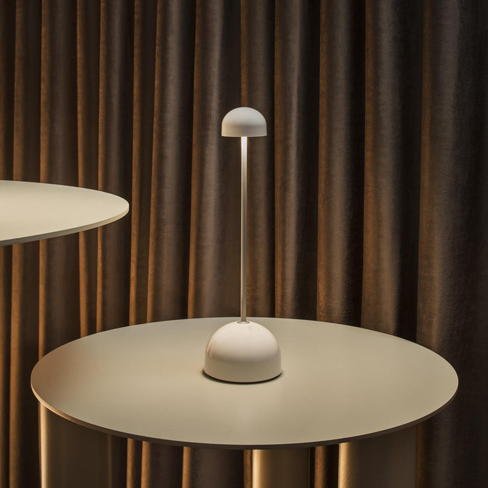 Marset Sips tafellamp LED oplaadbaar bruin|goud