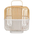 Forestier Bamboo square tafellamp medium white