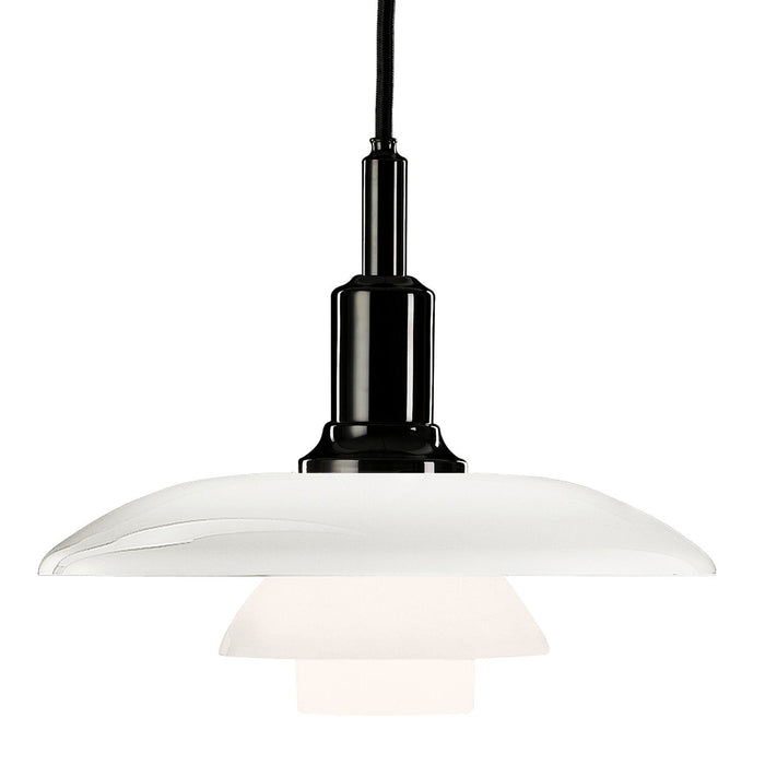 PH 3|2 hanglamp Ø28.5 zwart gemetaliseerd