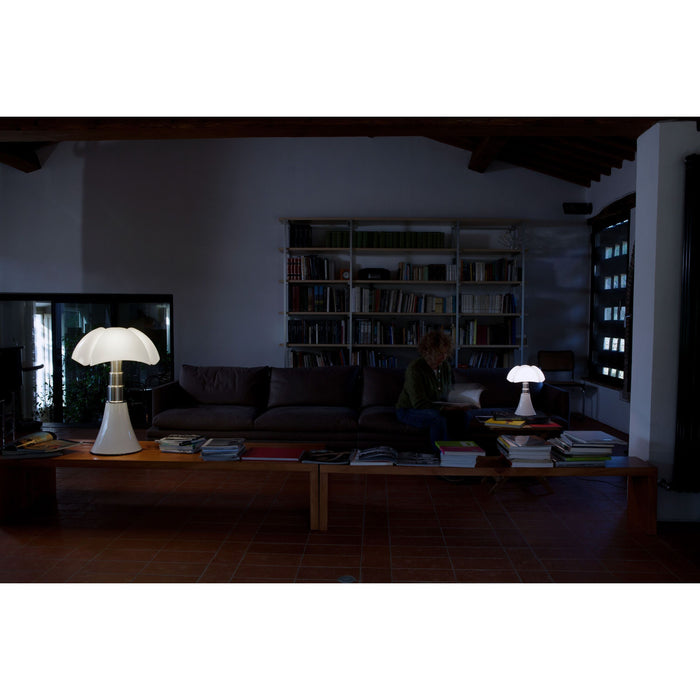 Martinelli Luce Pipistrello vloer- en tafellamp retrofit satijn