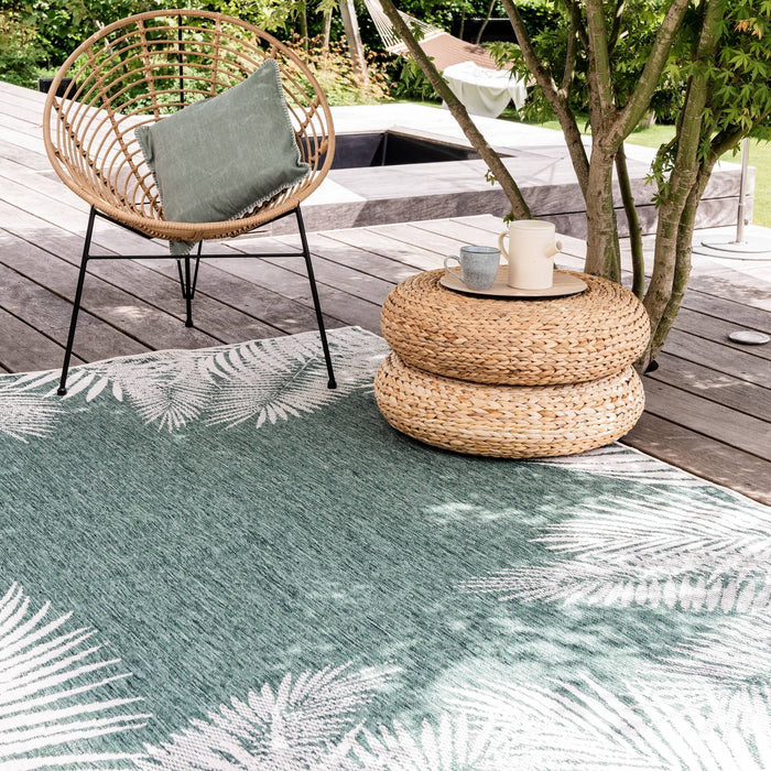 Eva Interior Buitenkleed Groen Leaf 280 x 380 cm